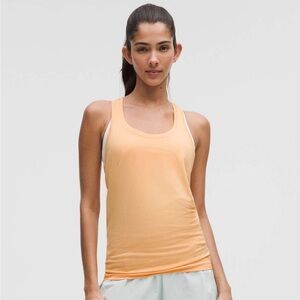 NWT Lululemon Swiftly Tech Racerback Tank Top 2.0 *Hip Length Rock Melon size 12